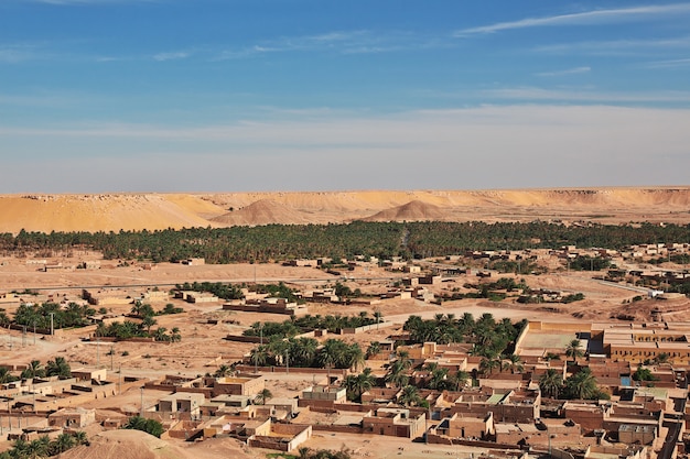 Le petit village du désert du Sahara, Algérie