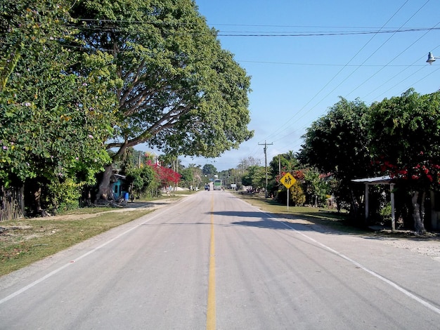 Le petit village Tikal Guatemala