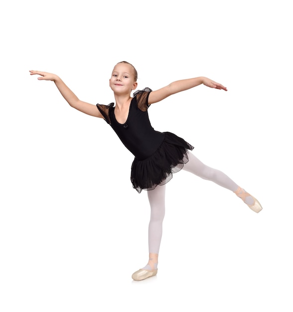 Petite belle danse de ballerine