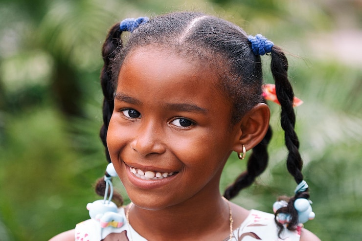 Photo une petite fille cienfuegos - cuba