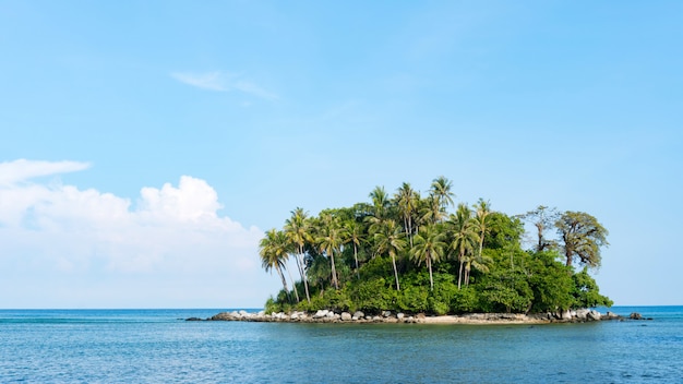 Petite île Dans La Mer Tropicale D'andaman Beaux Paysages Vue Sur La Nature à Phuket