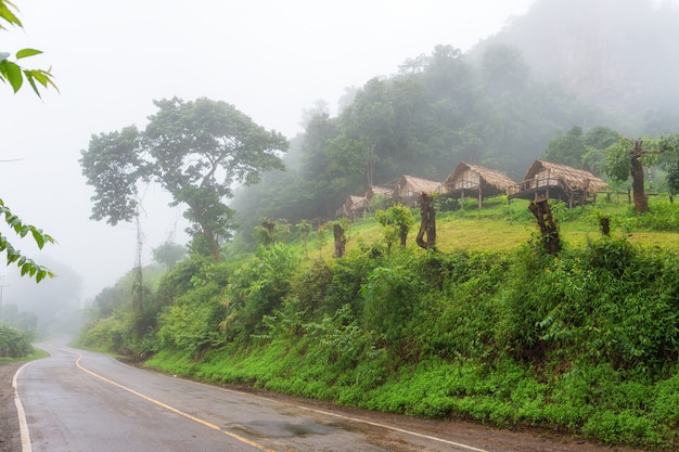 Petite maison dans la province de Mae Hong Son en Thaïlande