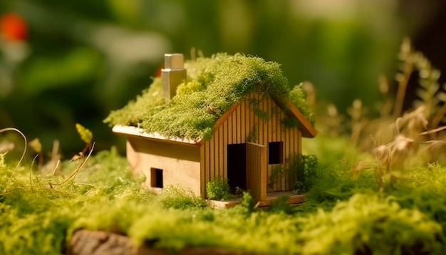 Petite maison écologique en bois