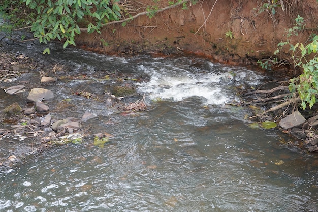 petite rivière avec une belle cascade