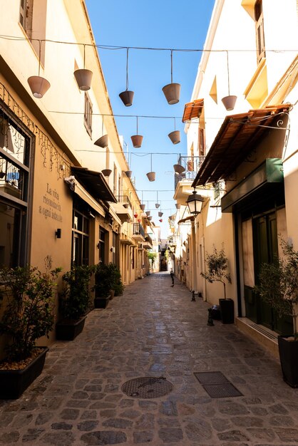 petite rue typique du centre de Réthymnon