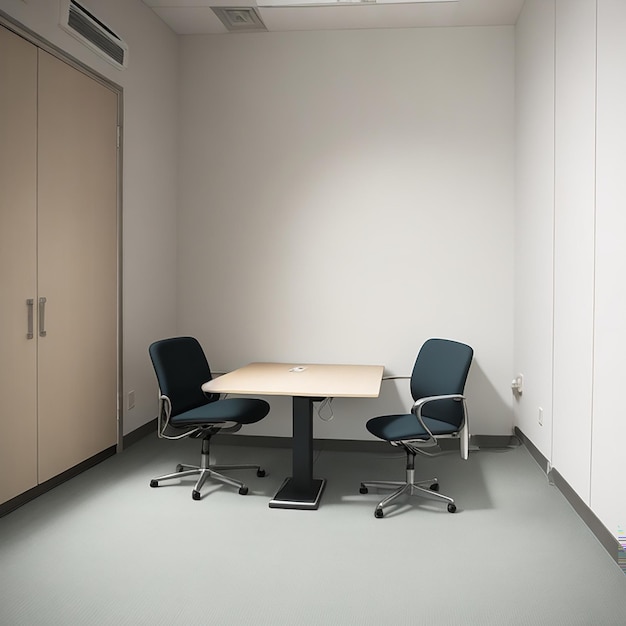 Petite salle de réunion sans personne générée par l'IA