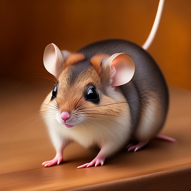 Petite souris nerveuse