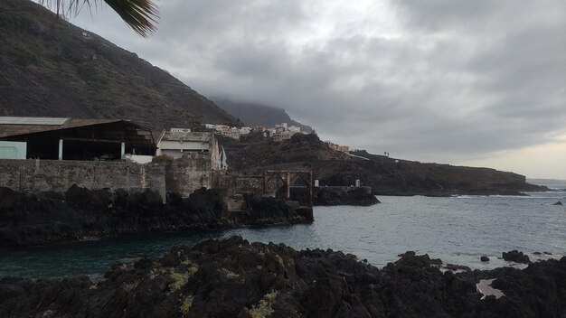 Photo petite ville côtière île des canaries