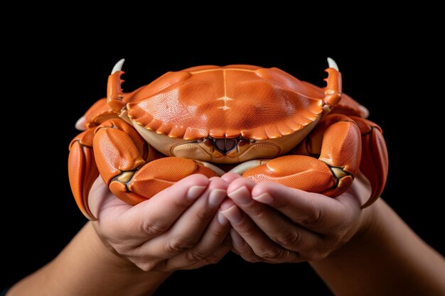 Les petites griffes de crabe contiennent une farine vitale de fruits de mer générée