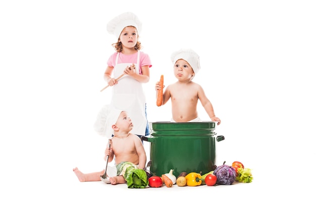 Les petits chefs cuisiniers