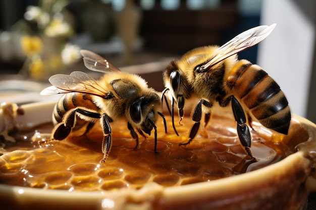 petits chéris mignonnes une abeille miel un ouvrier un travailleur acharné animaux rayés jaunes et noirs joyeux joyeux heureux beaux yeux insectes bourdon guêpe frelon