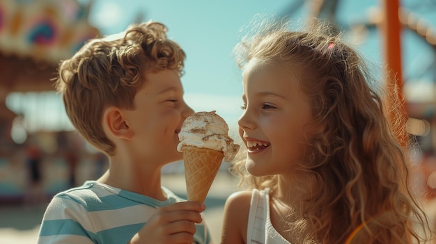 Les petits enfants apprécient chaque jour.