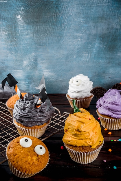 Petits gâteaux amusants pour enfants pour Halloween