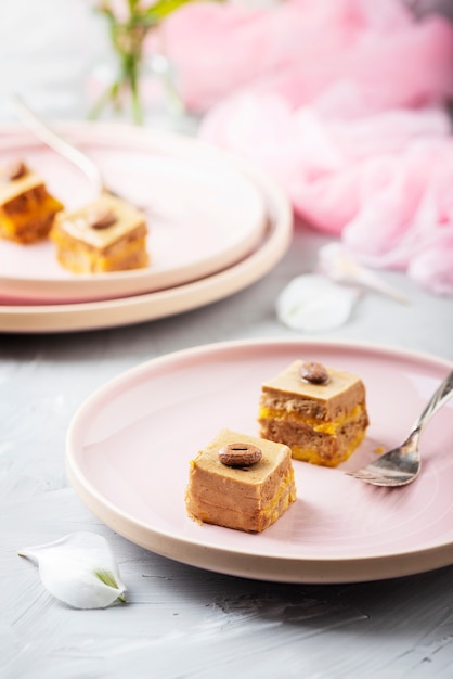 Petits gâteaux à la mousse de café