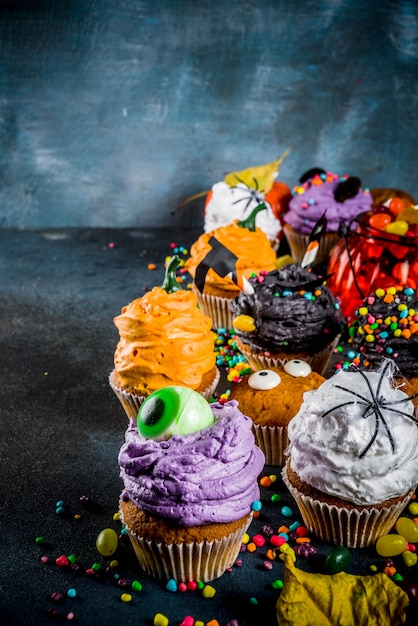 Petits gâteaux pour enfants drôles pour Halloween