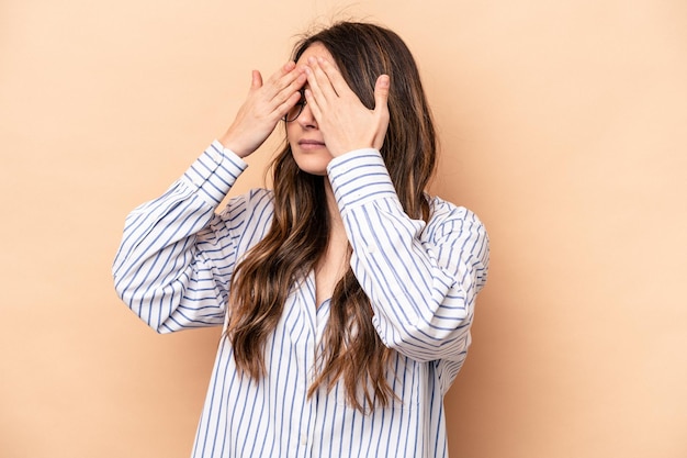 Peur de se couvrir les yeux avec les mains