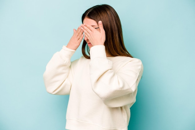 Peur de se couvrir les yeux avec les mains