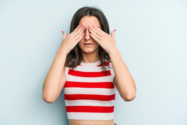 Peur de se couvrir les yeux avec les mains