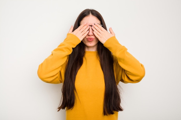 Peur de se couvrir les yeux avec les mains