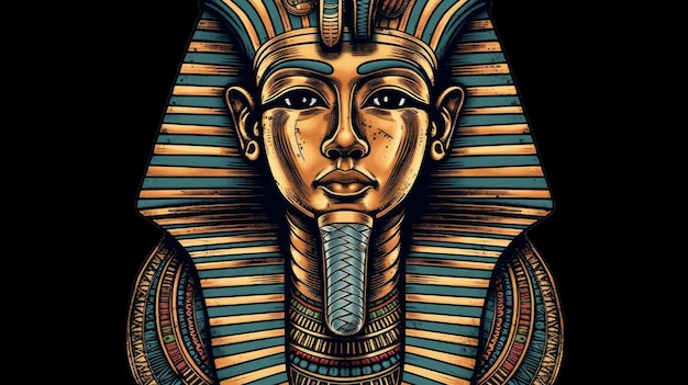 Pharaon égyptien antique généré par l'IA