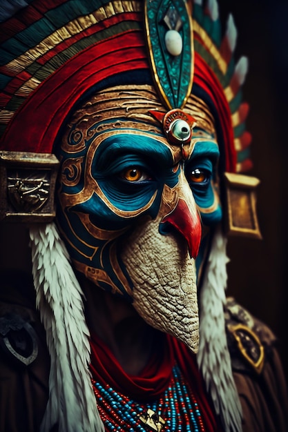 Pharaon égyptien Horus dieu guerrier en costumes complets et accessoires