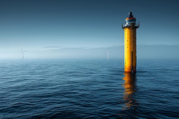 Un phare au milieu de l'océan