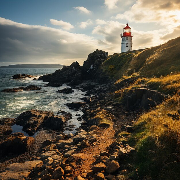 Photo le phare de baily howth co dublin baily