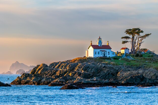 Le phare de Battery Point à Crescent City, Californie