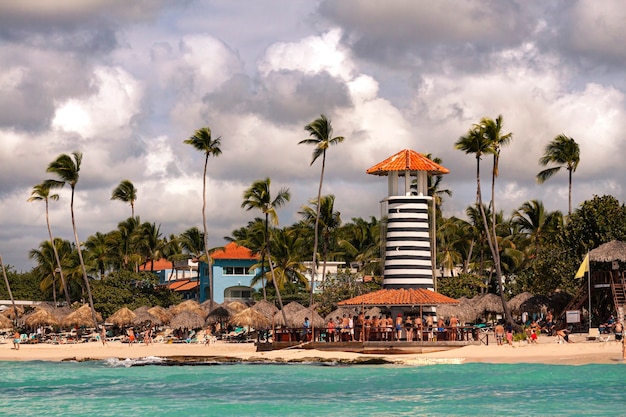 Phare de Bayahibe pris de la mer