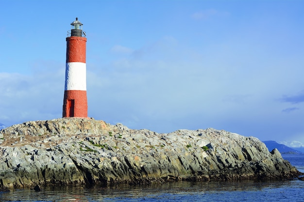 Phare dans le canal Beagle.