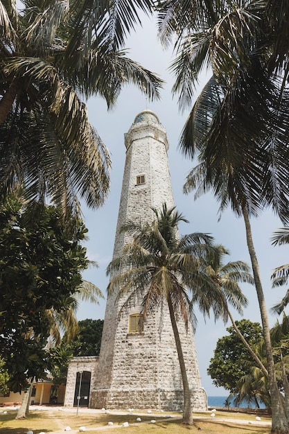 Le phare de Dondra Le phare le plus haut de l'île du Sri Lanka Près de la ville de Matara