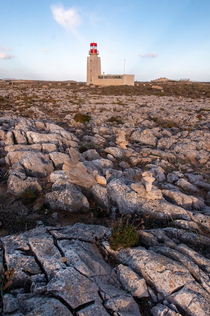 Phare Sur La Forteresse De Sagres