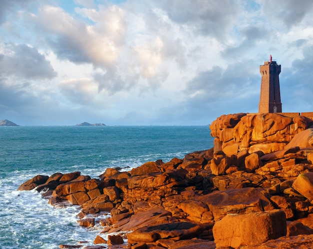 Phare de Ploumanach PerrosGuirec Bretagne France