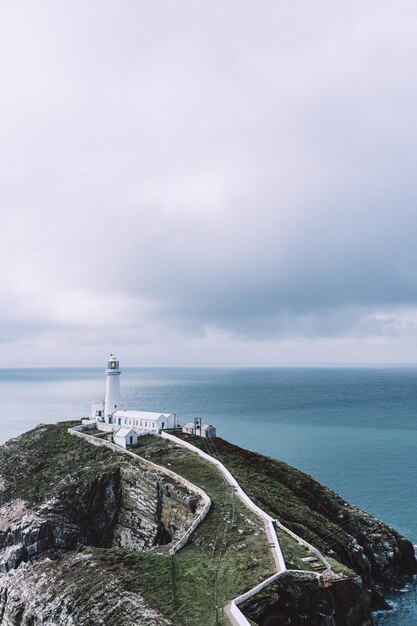 Photo phare de south stack pays de galles anglesey uk