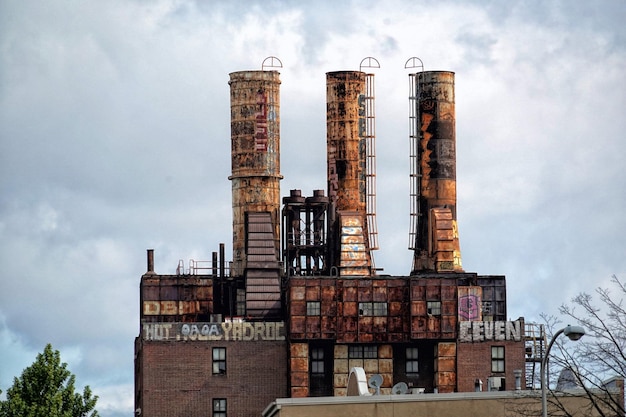 PHILADELPHIE, USA - 23 MAI 2018 - usine d'énergie électrique abandonnée