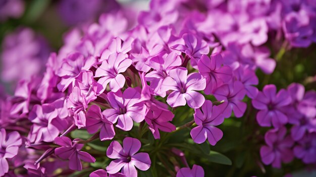 Phlox fleurit image de haute qualité dans le jardin