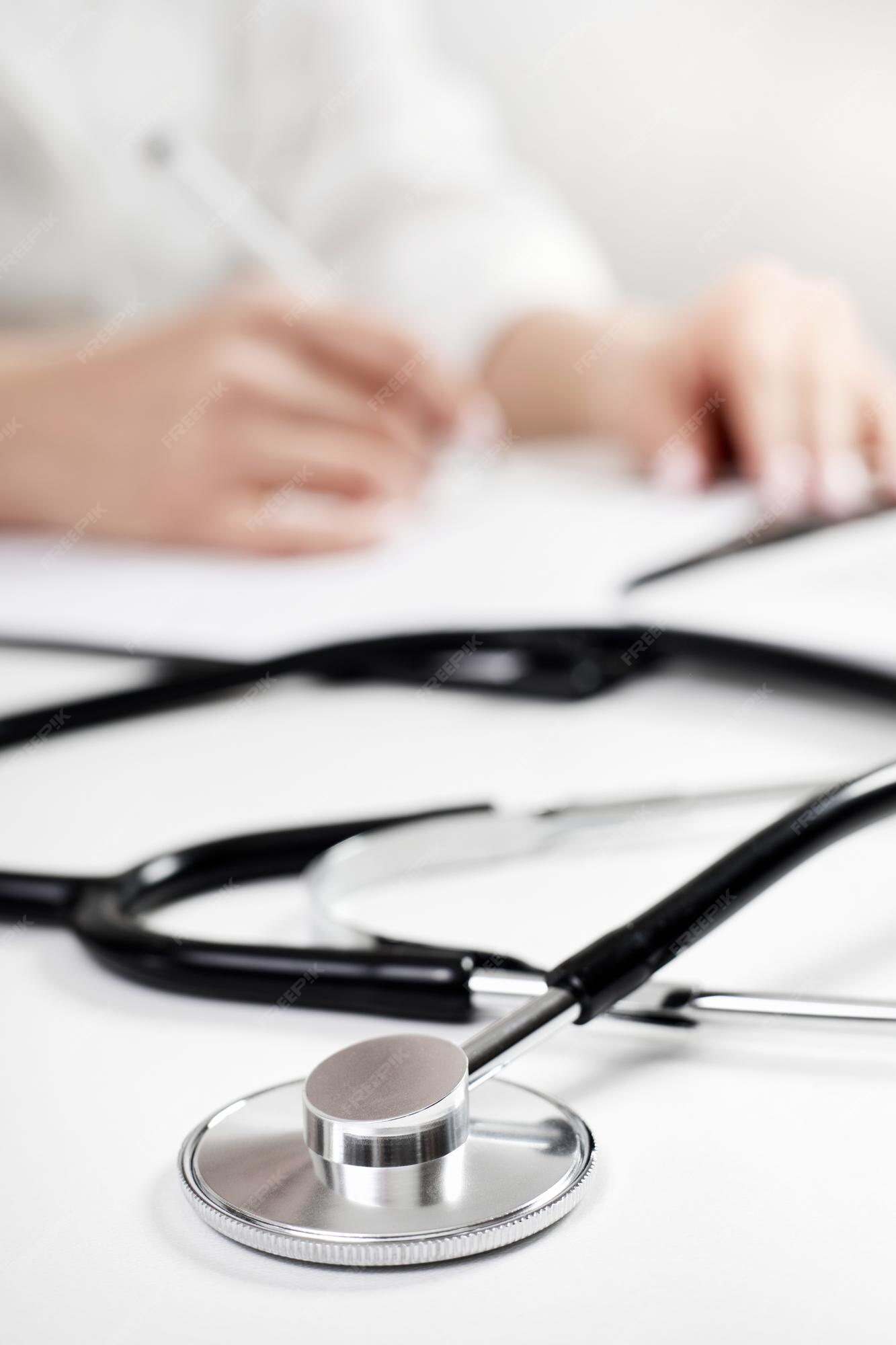 Phonendoscope Sur Le Fond D