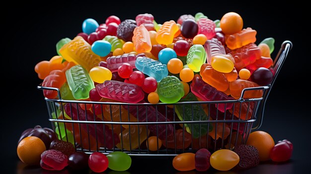 Photo 3D d'une Cornucopie de choix Une délicieuse variété de produits d'épicerie Nourriture et boisson Elevat