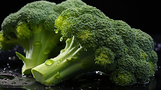 Une photo 3D du brocoli