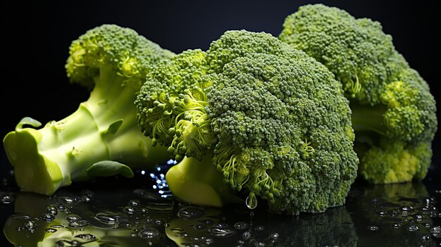 Une photo 3D du brocoli