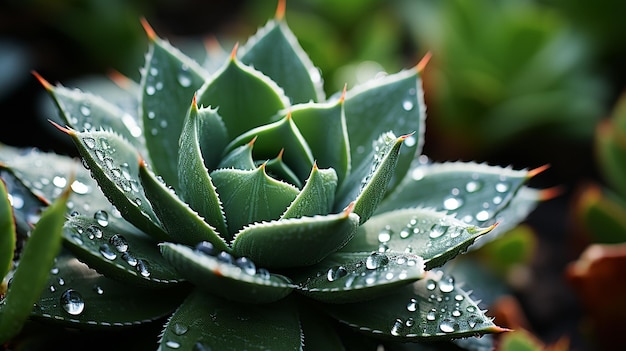 Une photo 3D d'un papier peint de la fleur de cactus