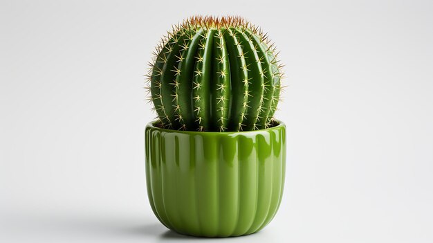 Une photo 3D d'un papier peint de la fleur de cactus