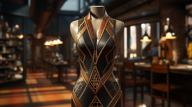 Photo 3D de robes de dames