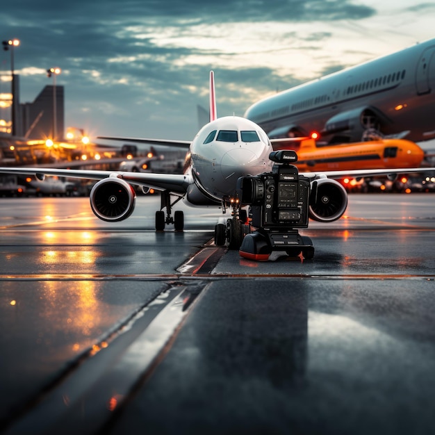 une photo de l'aéroport