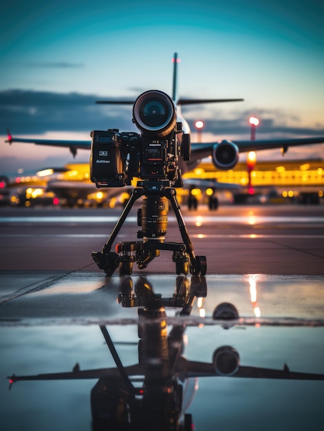 une photo de l'aéroport