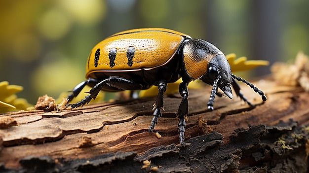 une photo aléatoire gratuite de ladybug sur la feuille