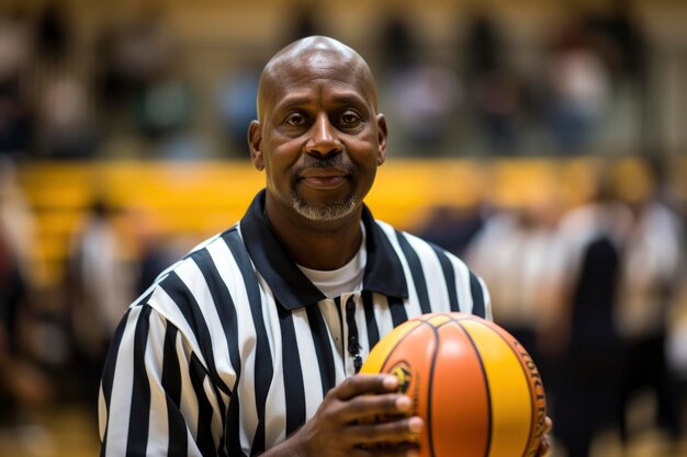 Photo d'un arbitre sportif