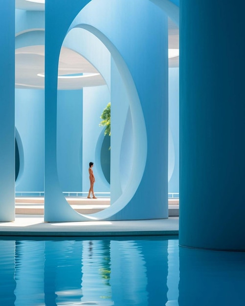 Une photo d'un architecte de piscine