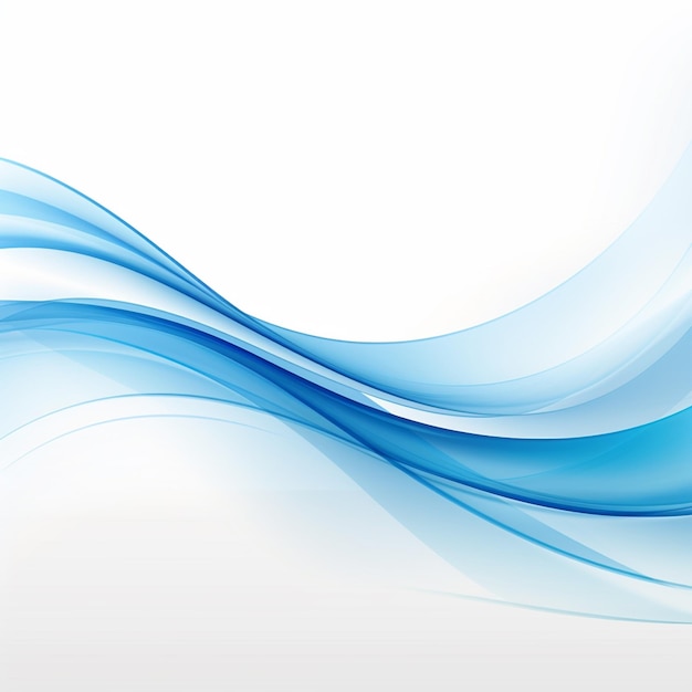 Photo d'arrière-plan des ondes bleues arrière-plan des vagues bleues pour la conception de l'IA générée