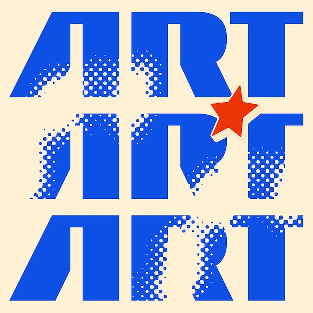 Photo de l'art de la typographie de la conception du texte